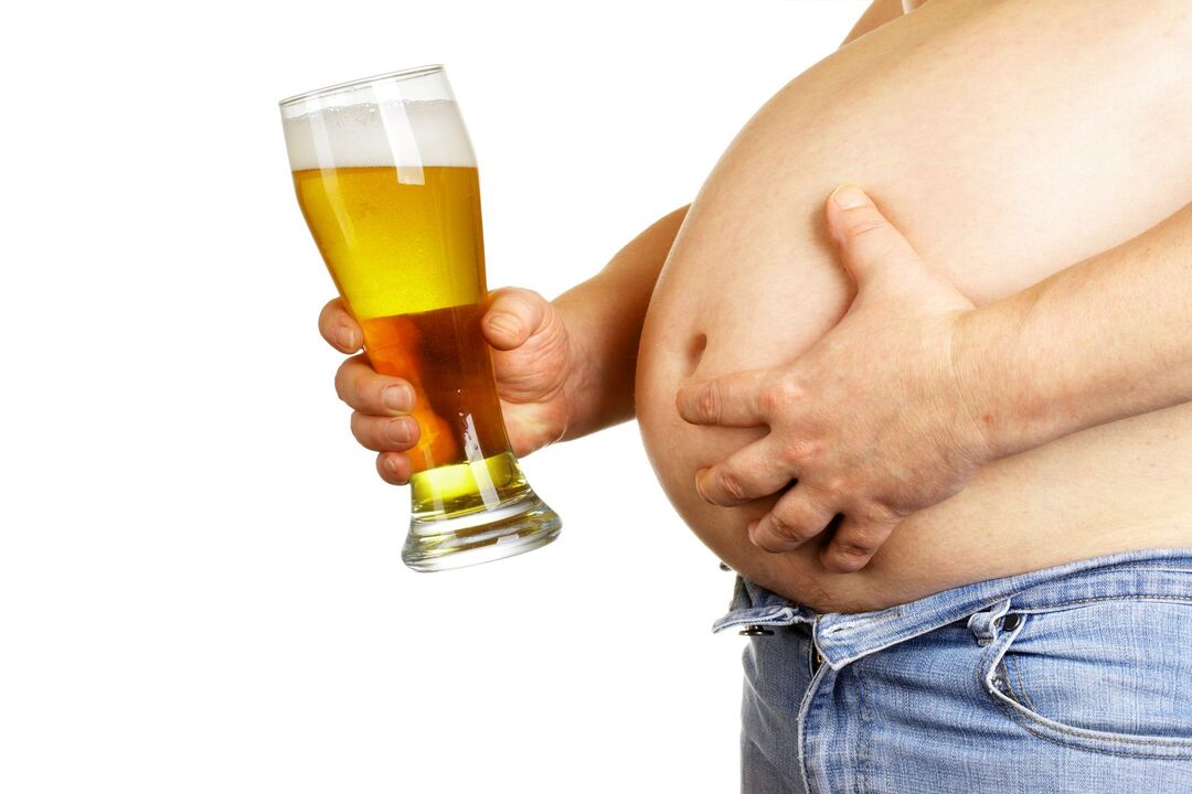 alcohol and excess weight