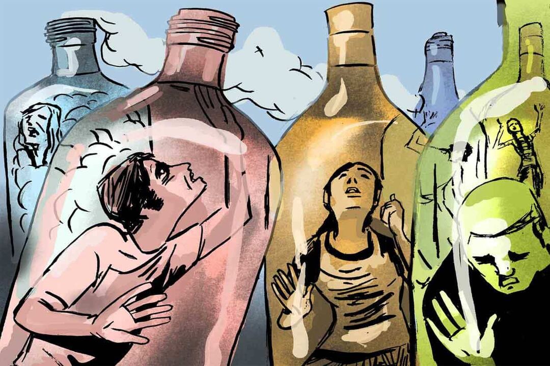 damage resulting from alcoholism